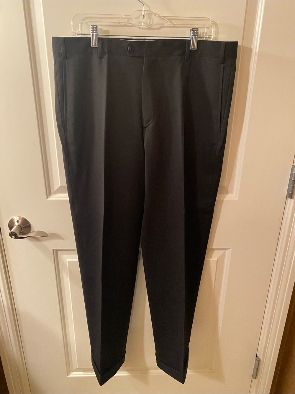 Zanella Black Men's Dress Trousers